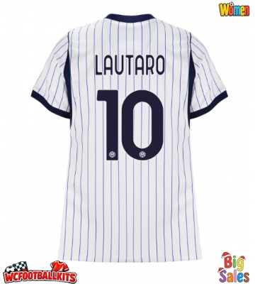 Inter Milan Lautaro Martinez #10 Replica Away Stadium Shirt for Women 2026-27 Short Sleeve